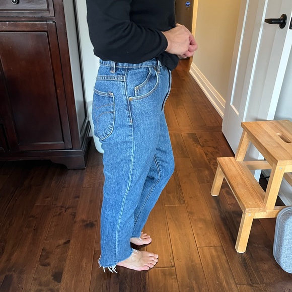 ROLLA'S High Rise Blue Denim Jeans - Picture 5 of 10